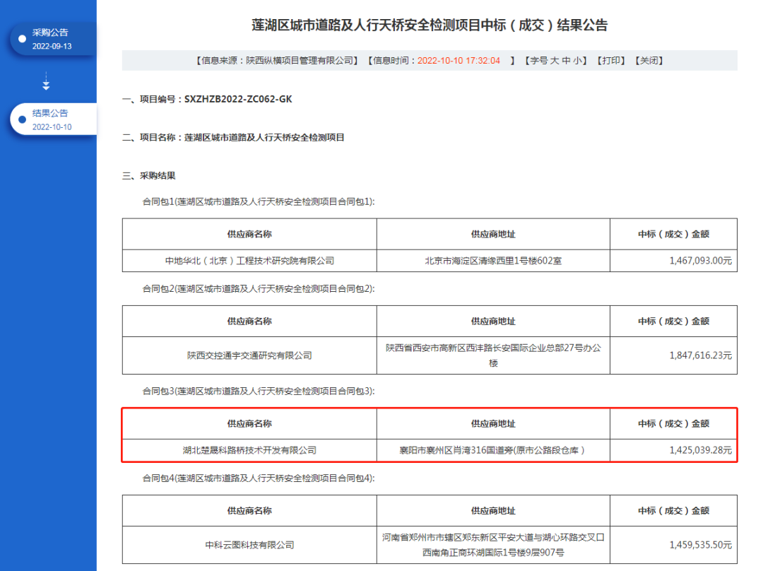 喜報！楚晟科公司省外建工市場開啟新征程